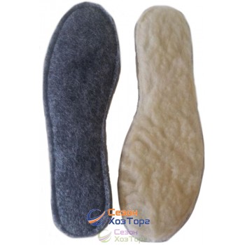 Устілки Овчина+Фетр, розміри 35-46 (індивідуальна уп-ка)